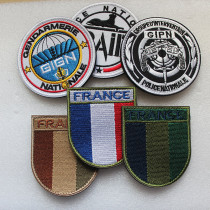 French gendarmerie special forces armband Velcro badge GIGN Rainbow Six badge DIY clothes sewing patch