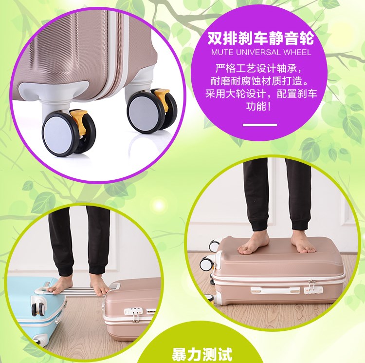 2019 Hàn Quốc đại học vali nam nữ vali 20 inch vali 24 inch xe đẩy 26 hộp mật khẩu hộp hành lý - Va li vali kéo du lịch
