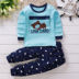 New childrens bông đồ lót mùa thu quần áo bộ 0-6 tuổi bé trai và bé gái bộ pajama quần áo trẻ em mùa xuân và mùa thu. 