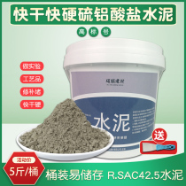 Sulphoaluminate cement fast-drying fast-hard early-strong-speed solidification fast-site pipeline repair hole plugging double-fast cement