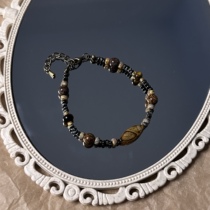 Original medieval beaded bracelet retro new Chinese style all-match bracelet summer personality niche national style cool trendy design ornaments