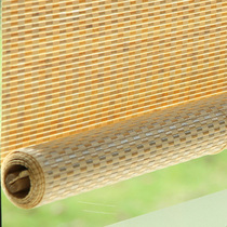 Bamboo curtains curtains roller blinds partition louvers shading sun protection heat lifting Chinese retro Zen balcony Japanese tea room