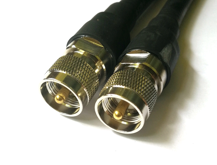 Double M head feeder 50-9 feeder relay wire UHF head connecting line SL16 revolution public flame retardant feeder