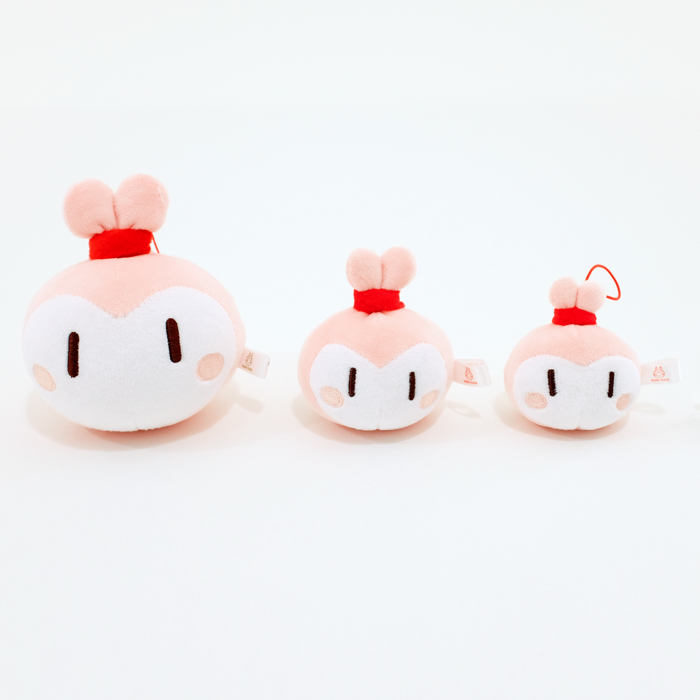 This rabbit is called DOKI ear-pulling gift super soft plush pendant bag pendant doll decoration cute