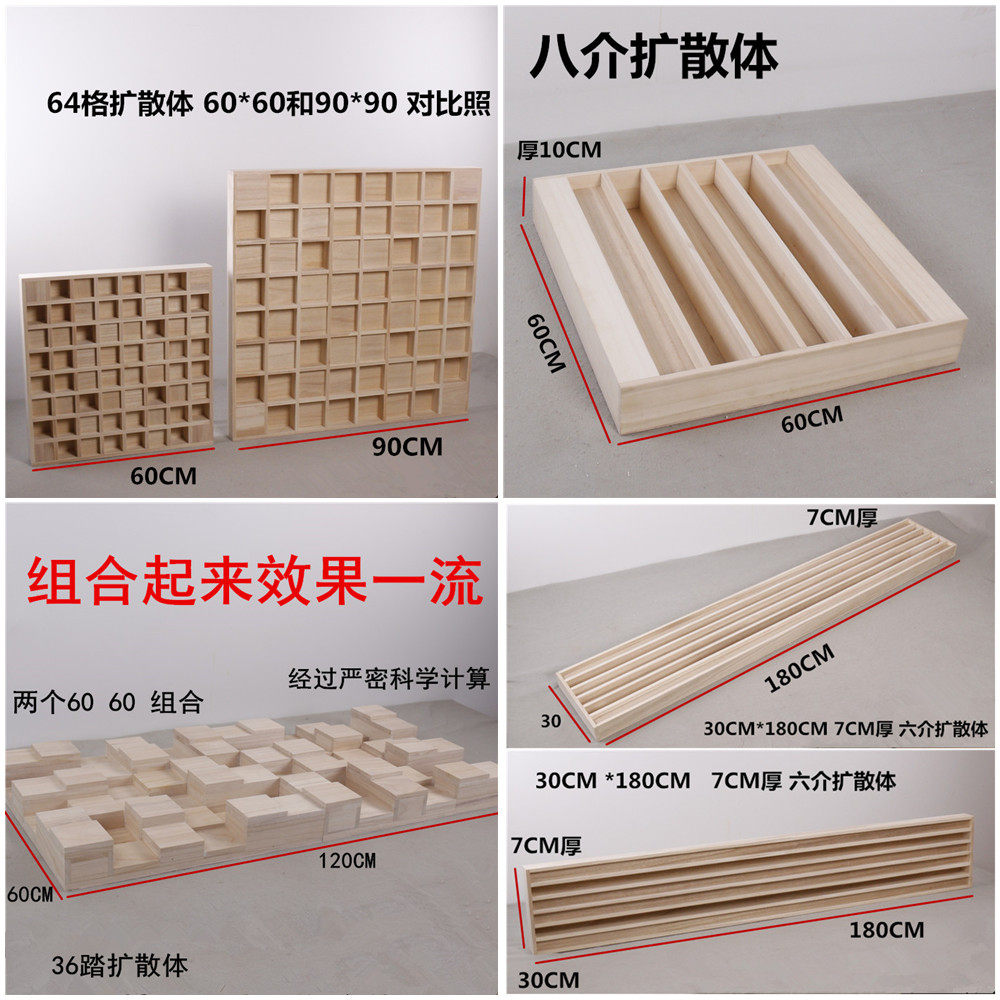 Diffusion mixer Quadratic remainder diffuser Full range QRD Six intermediate order Eight intermediate order Sound insulation sound-absorbing audio and video HIFI