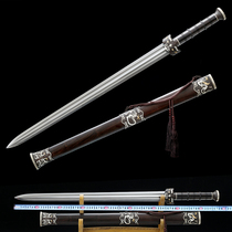 High-grade sword Longquan Yus eight-faced Han sword long handmade sword handmade ancient sword sword is not edged