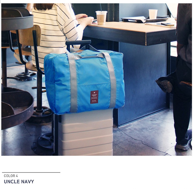 Túi du lịch gấp nam du lịch khoảng cách ngắn nữ du lịch xách tay túi du lịch công suất lớn túi duffel không thấm nước có thể lên máy bay du lịch túi đựng đồ cá nhân