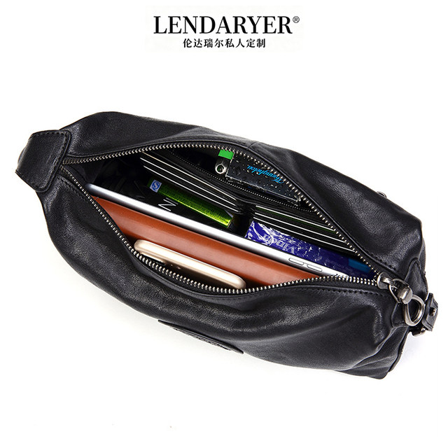 Lendaryer Clutch Bag for Men, New Style, Light Luxury, Business Fashion, Trendy Brand, Versatile, Multi-Compartment, Large Capacity Handbag