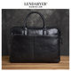 Lendaryer Briefcase Men's New High-End Retro Leather Handbag Business Casual Large-Capacity Shoulder Bag