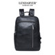 Lendaryer Business Backpack Men's Genuine Leather Large-Capacity Travel Backpack Multi-Compartment Handbag
