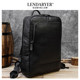 Lendaryer Business Backpack Men's New Accessible Luxury High-End Texture Backpack Large Capacity Lychee Pattern Computer Bag