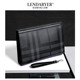 Lendaryer New Clutch Bag Soft Leather Clutch Bag for Men Large Capacity Classy Business Casual Woven Toiletry Bag