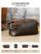 Lendaryer Men's New Luxury Clutch Bag Made of Top-Layer Cowhide, Large Capacity, Business Casual Clutch Bag
