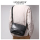 Lendaryer Shoulder Bag Men's New Fashion Genuine Leather Large Capacity Backpack Multi-Functional Fitness Sports Crossbody Bag