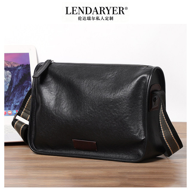 Lendaryer Shoulder Bag Men's New Classy Urban Business Travel and Work Clothing Multi-Compartment Large-Capacity Crossbody Bag