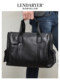 Lendaryer Satchel Briefcase for Men, Business Casual, First-Layer Cowhide, Large-Capacity Design, Business Trip Men's Bag