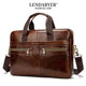 Lendaryer Briefcase Men's Business Travel Commuter Handbag First Layer Cowhide Casual Large Capacity Computer Bag