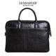 Lendaryer Briefcase Men's New High-End Retro Leather Handbag Business Casual Large-Capacity Shoulder Bag
