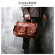 Lendaryer Men's Briefcase New Model High-End First-Layer Cowhide Horizontal Style Vintage Hand-Rubbed Vegetable-Tanned Leather Laptop Bag