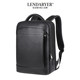 Lendaryer Business Backpack Men's New Classy Genuine Leather Business Trip Work Clothing Travel Multi-Functional Computer Backpack