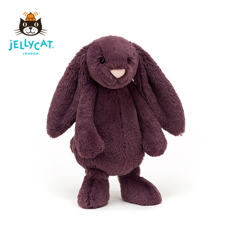 British jElLYCAT classic shy purple red bonny rabbit baby pacifies doll plush toys