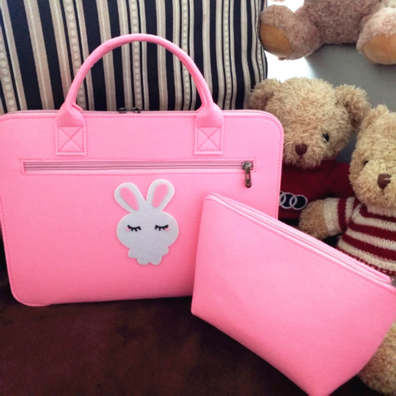 Laptop bag female Apple 13 3 Dell Asus 11 inch 14 inch 15 6 inch felt laptop liner