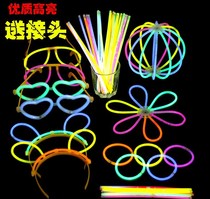 Adults and childrens toys party supplies fluorescent stick u bracelet luminous stick luminous flash stick fluorescent bracelet 100 pieces