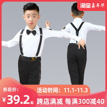  Children and boys Latin dance costume suit Boys and boys practice standard performance performance competition regulations dance costume
