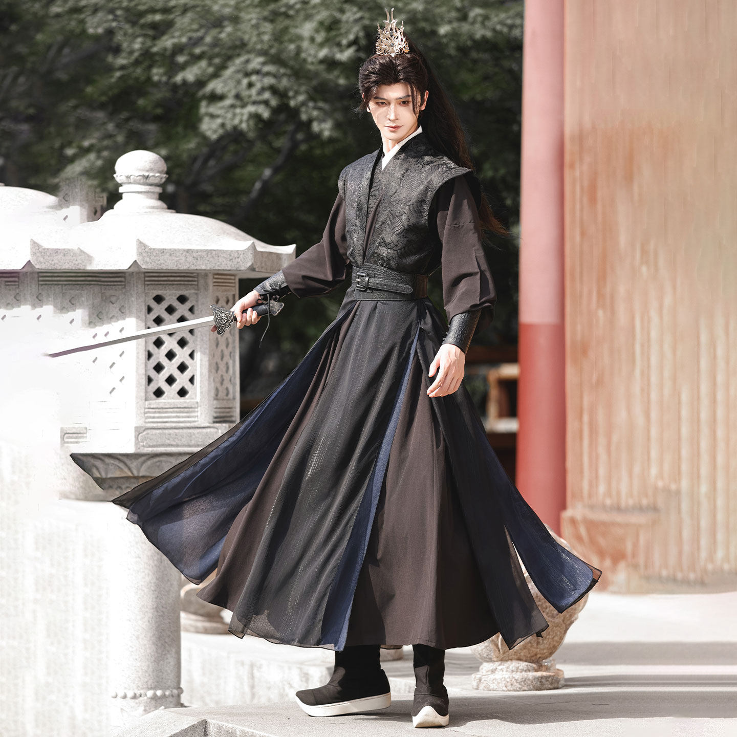 原创汉服影视服装帅气武侠古风套装,成人日常剧本杀舞蹈古装演出服,你就是下一个武林高手!-汉服-淘宝好物网