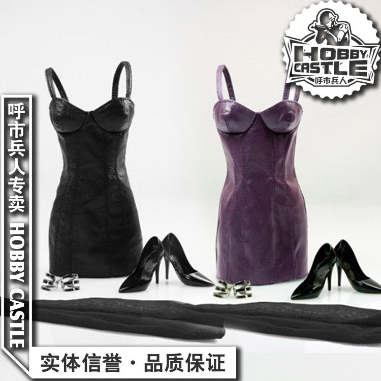 Spot 1 6 Soldiers POPTOYS F17 Advanced Customized Edition Female Sexy Harness Leather Dress Dress Suit