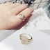 Nhẫn nữ vương Nhật Bản và Hàn Quốc hipster sinh viên nhẫn cá tính đa năng thời trang đơn giản trang sức bầu không khí thực phẩm đỏ nhẫn ngón tay nhẫn cưới pnj Nhẫn