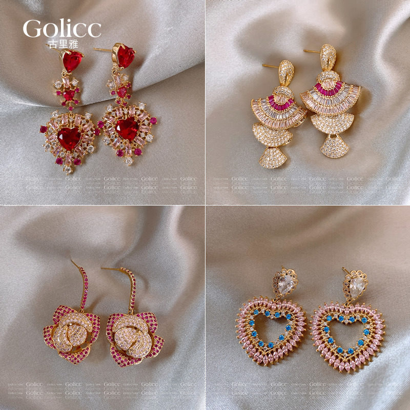 Jewelry style Heavy industry high-end edition temperament and elegant personality atmosphere Su pearl earrings 2022 new trend