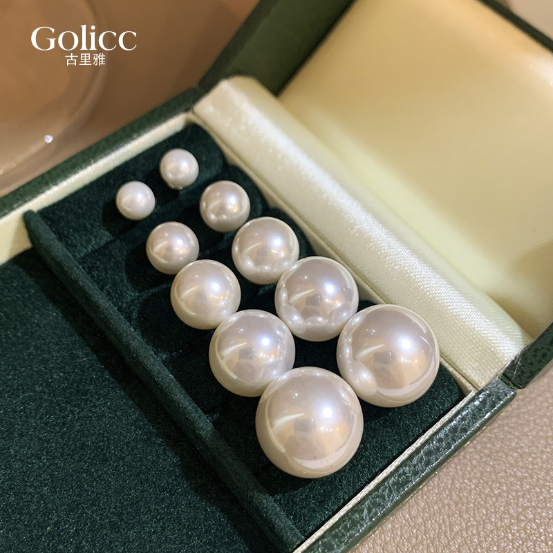 fever pearl earrings 2023 new exploits autumn winter pearl earrings earrings woman superior S925 silver needle ear ornaments-Taobao