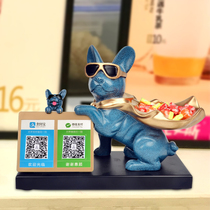 Creative opening gifts Lucky cat ornaments send store opening personalized gifts cashier QR code lucky ornaments