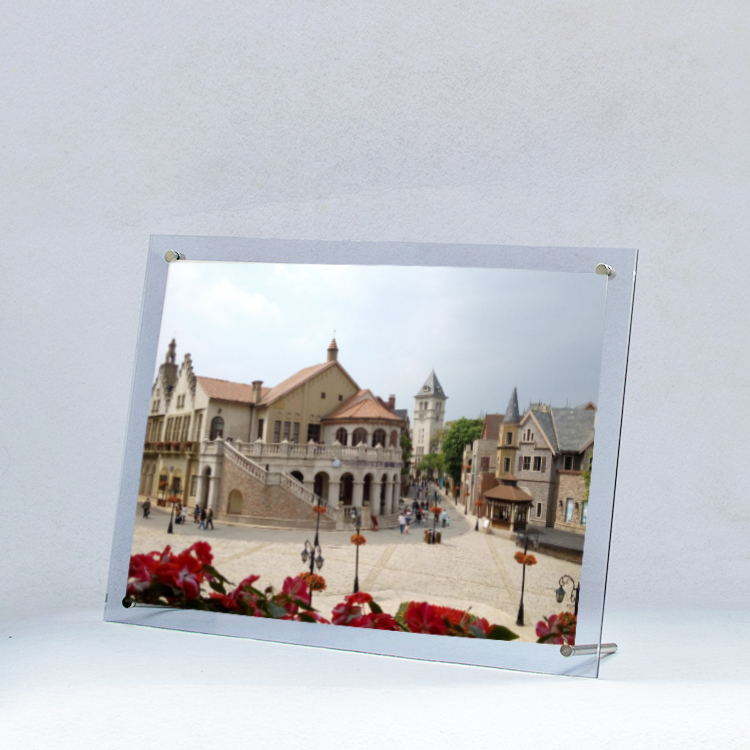 10 inch / 12 inch / 14 inch B4 khung ảnh để bàn treo tường pha lê treo khung ảnh hiển thị thẻ chứng chỉ khung - Kính kính râm nam