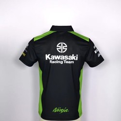 MotoGP Dakar Man Island TT Kawasaki KAWASAKI 팀 반팔 폴로 셔츠 공장 팀 유니폼 티셔츠 맞춤형