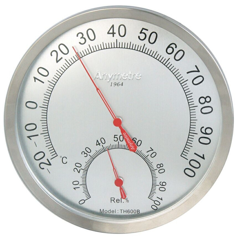TH600B high-precision mechanical thermometer industrial indoor outdoor temperature and humidity meter wall-mounted thermometer at the TH600B of virtue