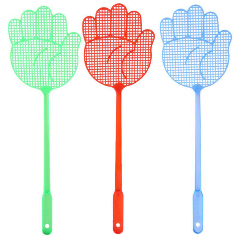 Home Fly Swatter Palm Shaped Flyswatter Plastic Fly Swatters
