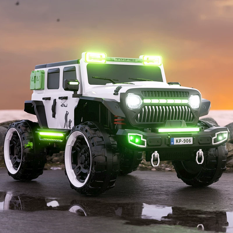 Электрический электромобиль на четырех колесах, транспорт, детский SUV, игрушечная машина с сиденьем, дистанционное управление