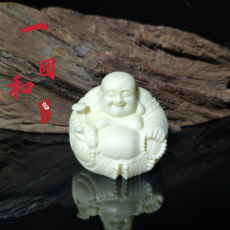 Ivory Gold Miller and Gas Player to carve a living room office home decoration gift box