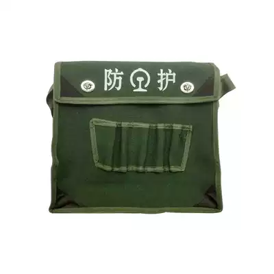 Railway protective bag Railway tool bag Green canvas bag shoulder tool bag construction and maintenance patrol bag tool bag