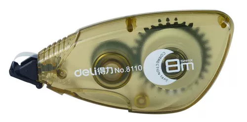 Deli 8110 Коррекция ремня Поправка по коррекционному ремню наклейку на 8 метров 7205 коррекционный ремень коррекции