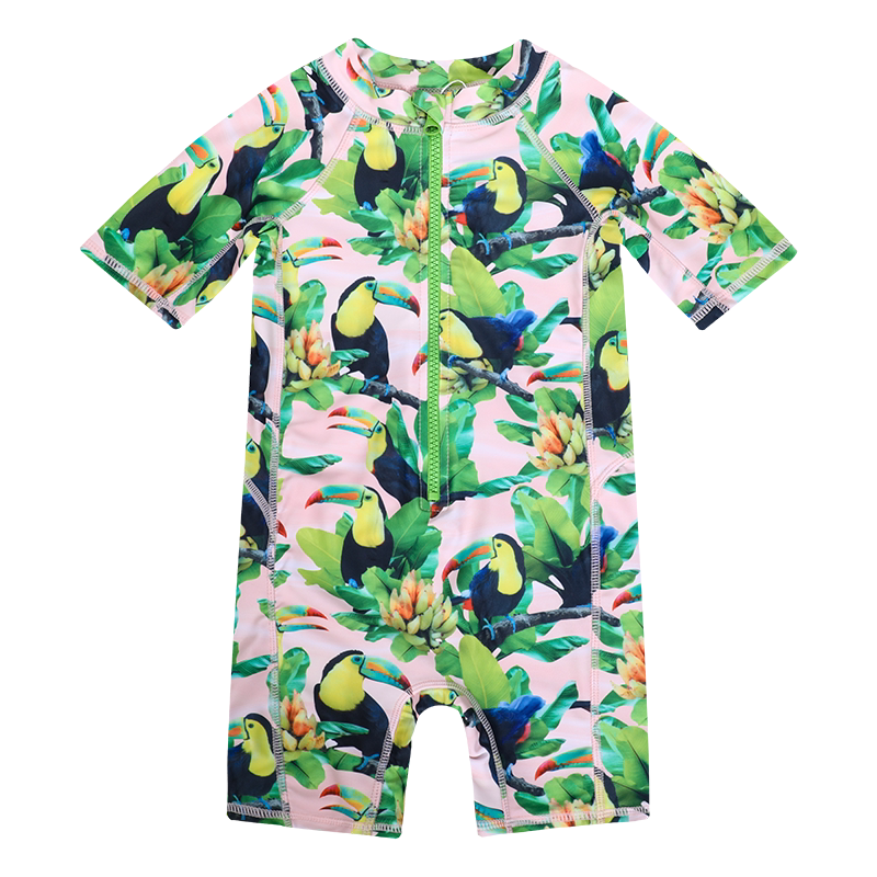 Girl swimsuit Han version children with swimsuit sunscreen surf girls spa bathing suit pants children's baby girl speed dry