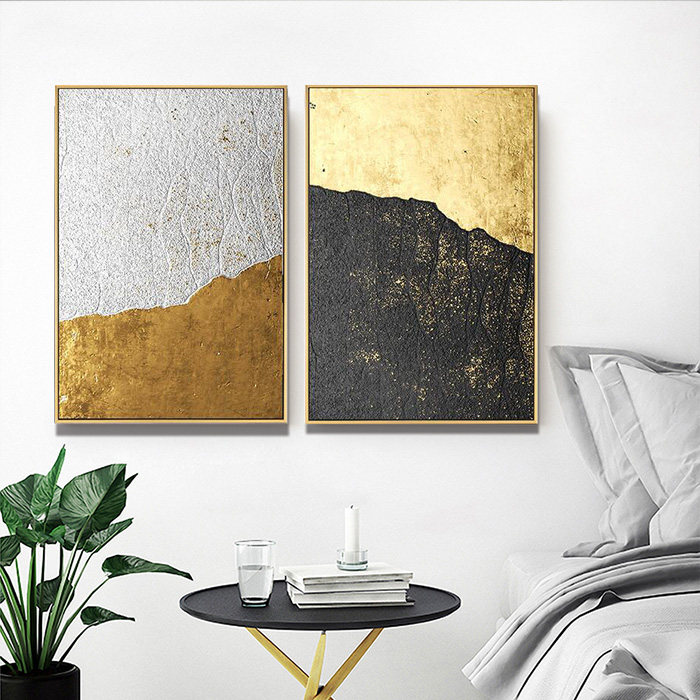 Nordic Living Room Decoration Painting Minimalist Modern Abstraction Hung Painting Sofa Background Wall Dining Room Upscale Fresco
