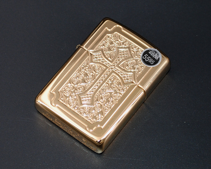 Original Clothing American Zippo Lighter -2021 years pure copper cross patterned armor machine-Taobao