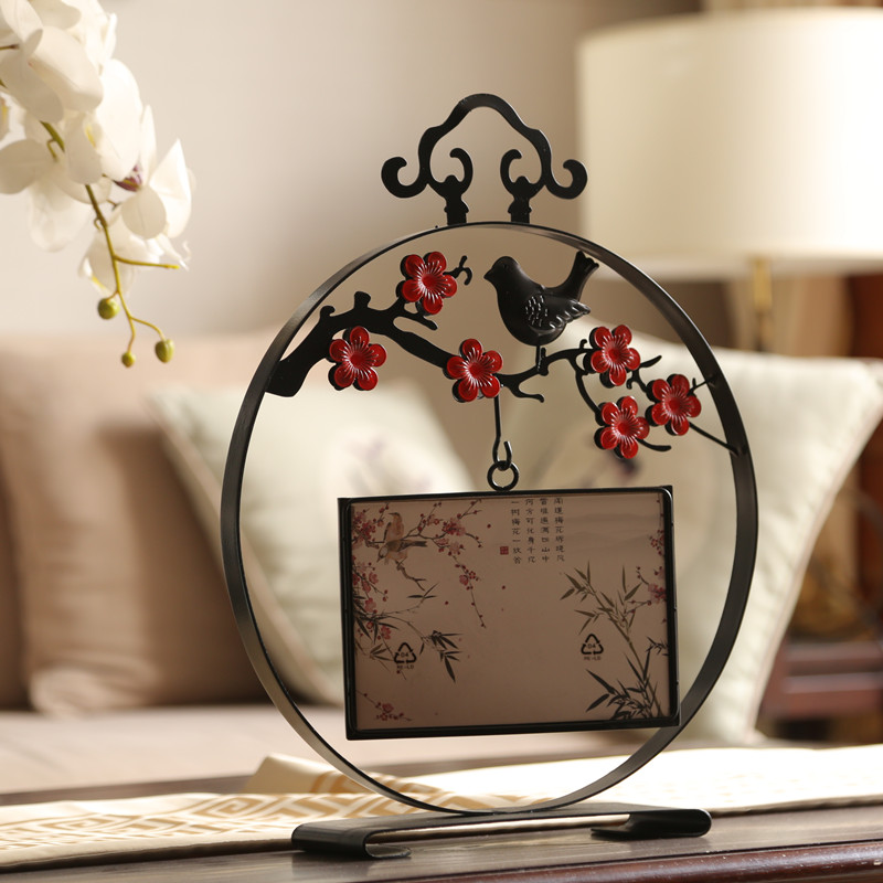 Creative Nordic simple Wrought iron photo frame ins photo table living room office desktop ornaments