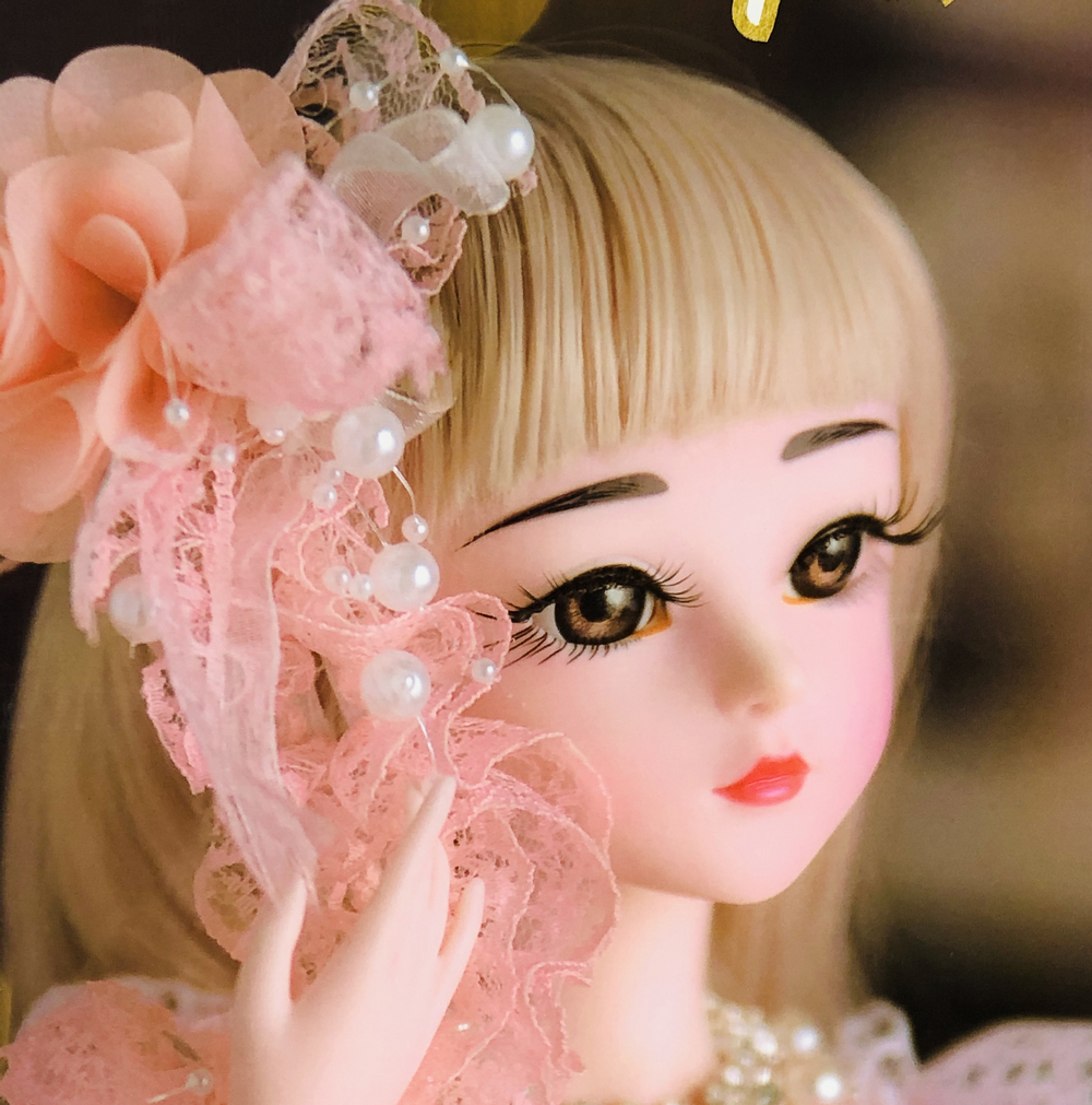 Lan Qian doll 60 cm princess doll toy delicate girl doll super large gift box set joint movable