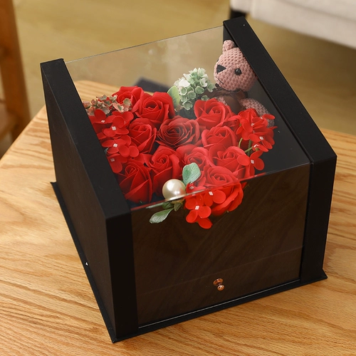 Вечная жизнь цветочный цветочный ящик для единорога роза цветочный зверь для свадьбы День рождения подарки подарки Отправить девочкам и жену подруги