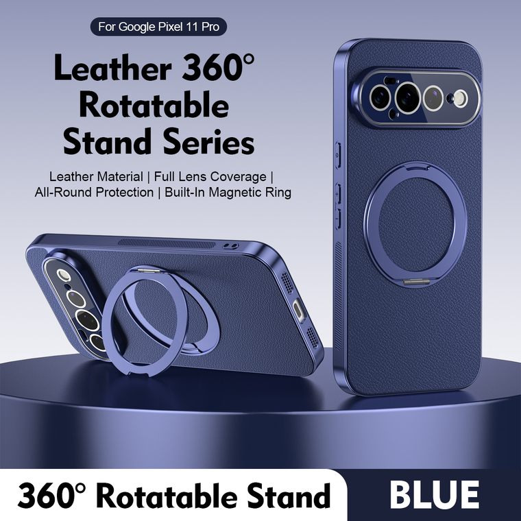Textured Leather for /11Pro XL Minimalist Stand Google Pixel Phone Case