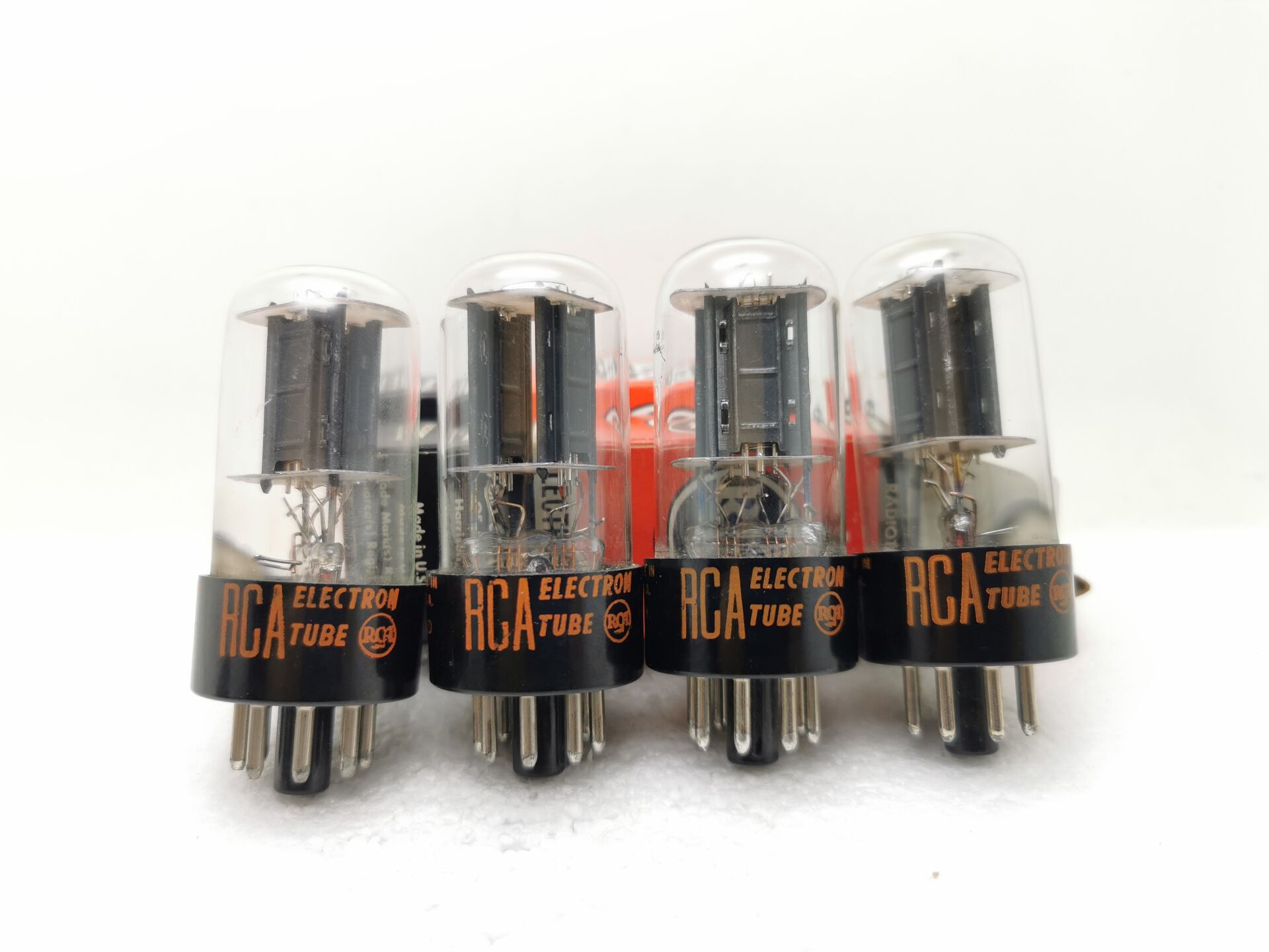 Fishing wire brand new US RCA 6SN7 6N8P 6H8C 5692 6H8C CV181 vacuum tube moulting screen square ring